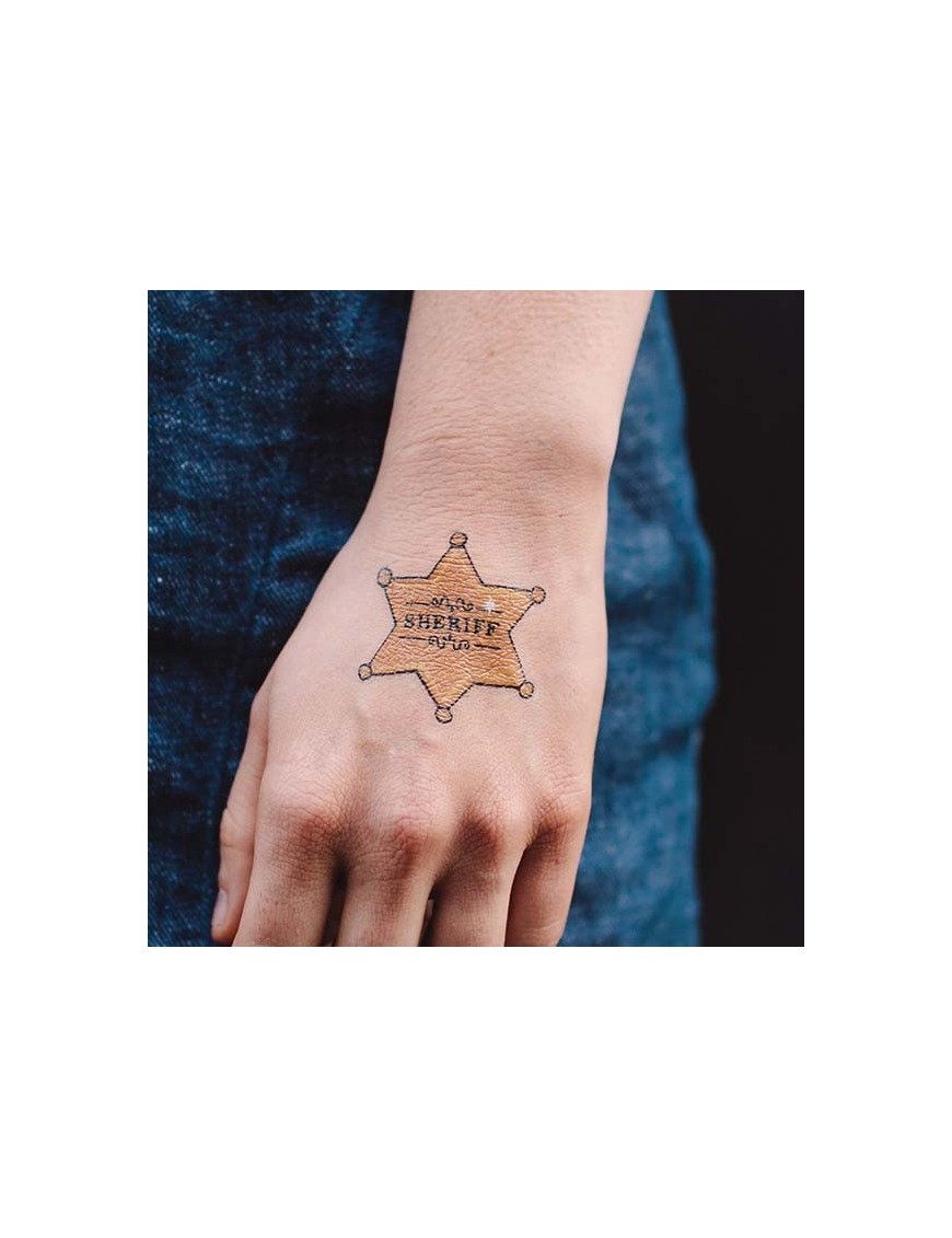 Sheriff Badge Tattoo