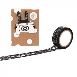 Noodoll White Rabbit masking paper tape