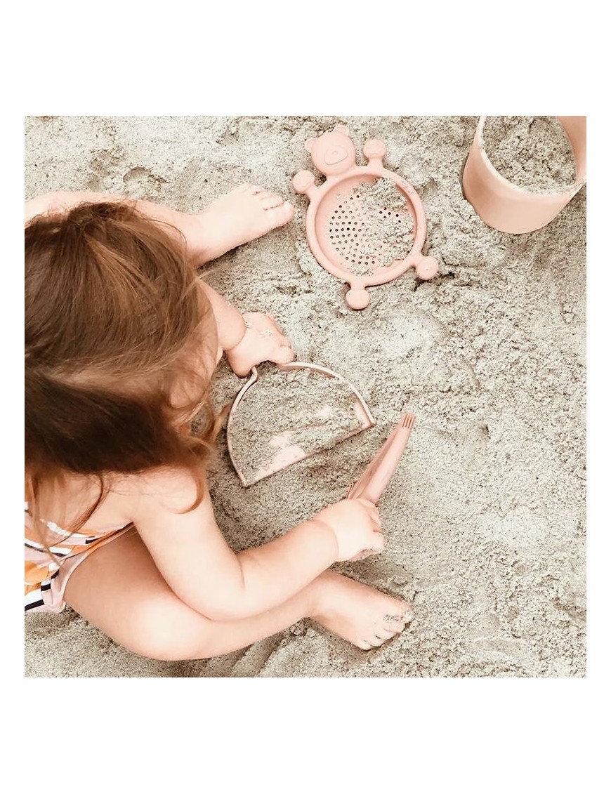Jouets de plage en silicone - Jouets de plage modernes | Pelle, moules de  sable, godet de roue de pelle de château | Jouets en sable de silicone pour